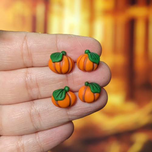 Mini pumpkin earrings