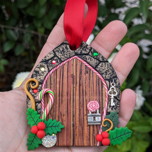Mini Christmas door ornament