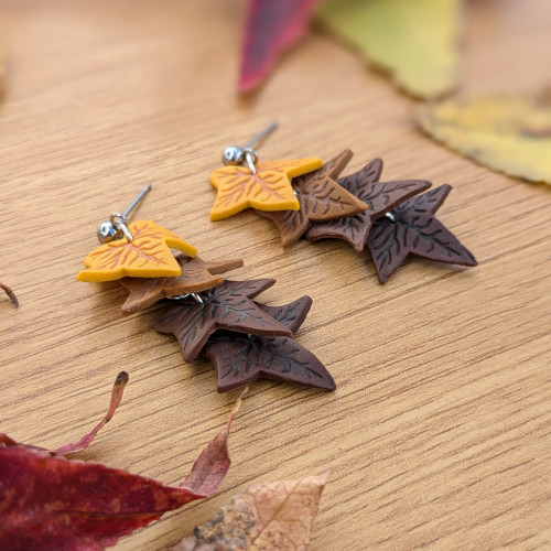 copy of Autumn leaves earrings